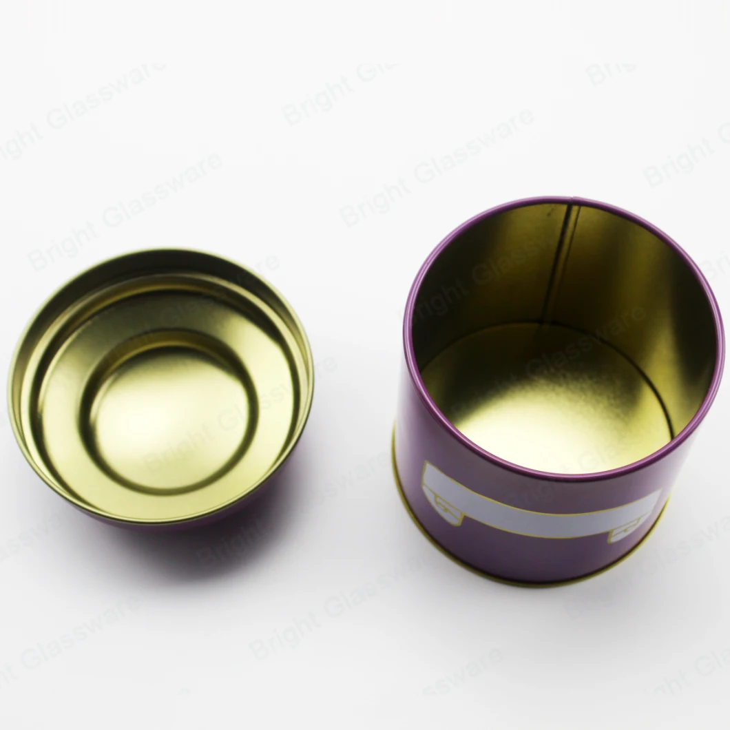 Custom Round Tin Metal Box for Chocolate Cookie Tea Coffee Packaging Gift