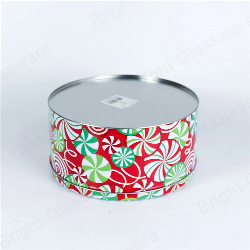 Custom Printed Design Wedding Cookie Candy Gift Packaging Tin Box