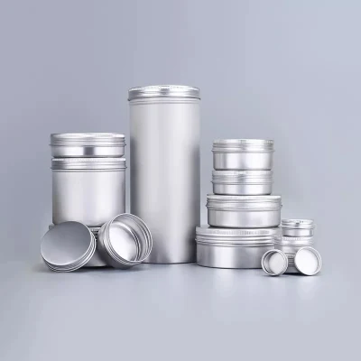 Round Food Tea Packaging Metal Tin Box for Cookie Coffee Candy