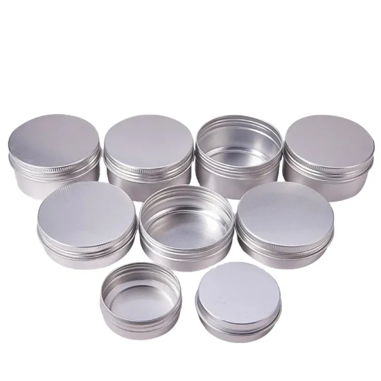 2023 Wholesale Luxury Cosmetic Jars 200g Tin Can Cosmetics Container Aluminum Tin 15g Custom Small Tin Box Low MOQ 20% Price Down