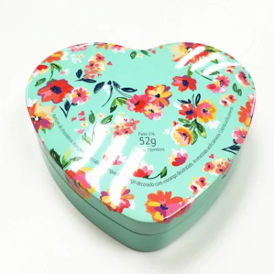 Valentine′s Day Heart Shape Chocolate Packaging Gift Tin Box