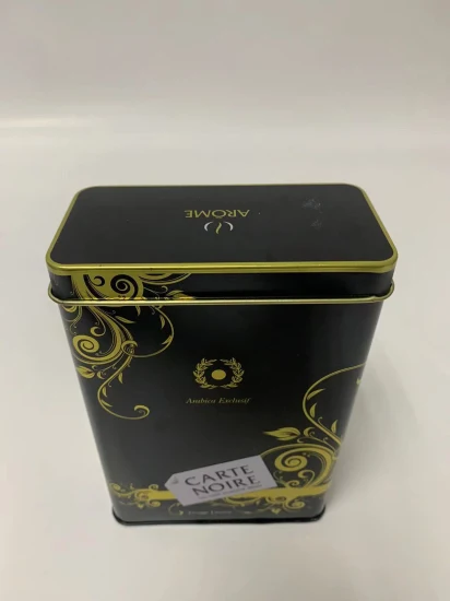 Rectangle Shape Tin Can Printed Tin Perfume and Cosmetic Tin Cans Metal Tin Packaging Tin Box