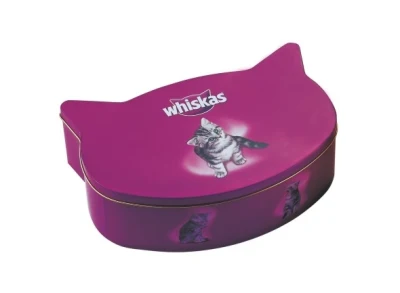 Factory Cat Dog Food Packaging Metal Tin Can Pet Food Treats Metal Box for Cat Dog Biscuit Cookies Tin Box